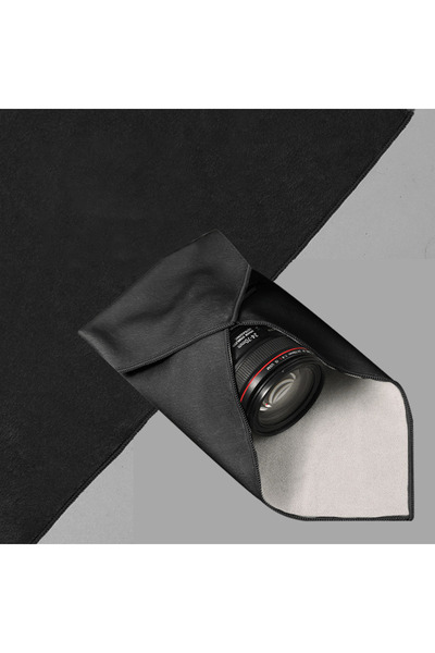 Choice3 حقيبة تخزين كاميرا سوداء قابلة للطي ذاتية اللصق، وبري من قماش مخملي م...