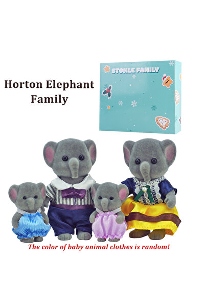 Choice20 H04-KK04 Boxed Box Packing Forest Family Reindeer Bunny Panda Animal...