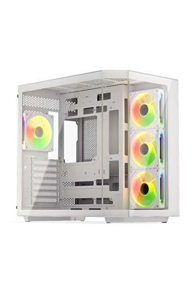 Krux Empero Case, Middle Tower, Without Power Supply (White)