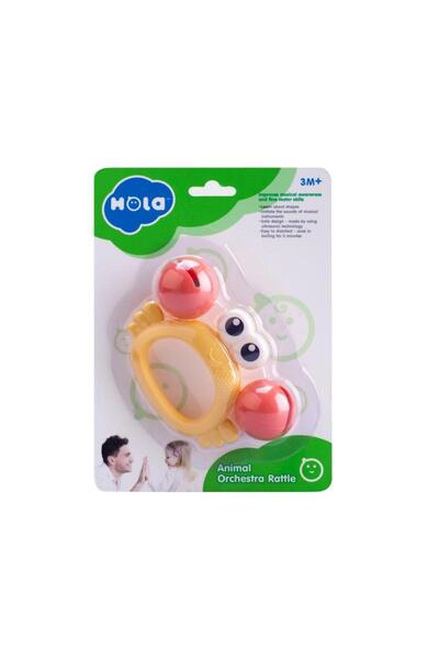 Hola Toys Hola Καβούρι Παιχνίδι Κουδουνίστρα, + 3 μήνες