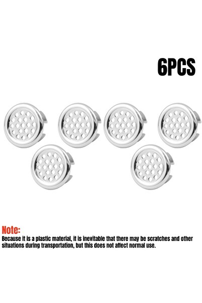 choice2 Net Ring 6PCS 2/4/6pcs Plastic Bathroom Kitchen Basin Sink Overflow C...