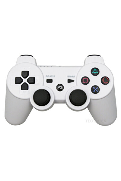 Choice3 وحدة تحكم لاسلكية بيضاء متوافقة مع تقنية البلوتوث لجهاز بلاي ستيشن 3،...