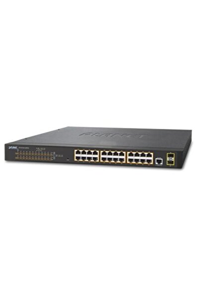 Planet Switch GS-4210-24P2S, Gigabit, 24 Porturi, PoE, 2 x SFP