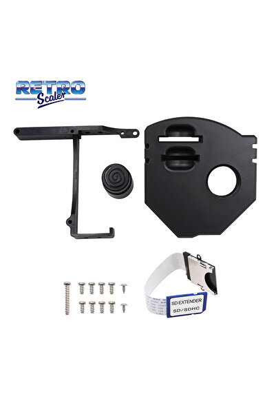 Choice Bracket Retroscaler Black Remote SD Card Mount Kit for GDEMU Mounting ...