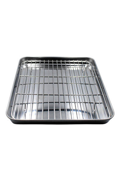 Generic Oven Trays with Steel Rack Available in Multiple Sizes