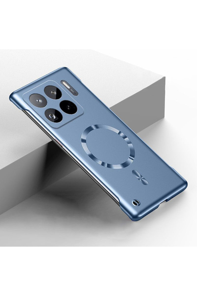 Choice91 جراب فاخر معدني مطلي باللون الأزرق، بتصميم نحيف بدون إطار، متوافق مع...