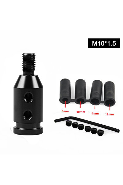 Choice5 M10x1.5 Black Universal Car Auto Manual Gear Shift Knob Adapter For N...