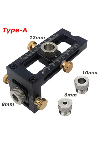 Choice6 Type-A 2 in 1 Doweling Jig Kit Drill Guide Lator Hole Puncher For Chi...