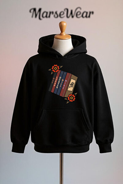 Vordevia Stranger Things Printed Cotton 3 Thread O Oversized K Hooded Sweatshirt