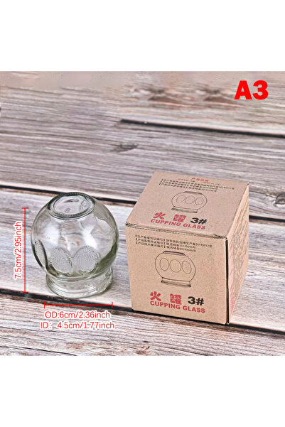 choice2 A3 1PC Glass Cupping Cup Professional Medical Chinese Vacuum Cupping ...