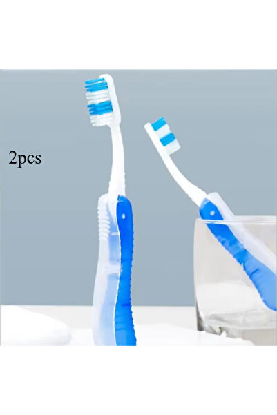 Choice 2pcs Blue Hygiene Oral Portable Disposable Foldable Travel Camping Too...