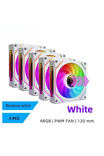 Choice3 مروحة هيكل الكمبيوتر PRISM 4 PRO من LDPCSJ، مقاس 12 سم، مزودة بإضاءة ...