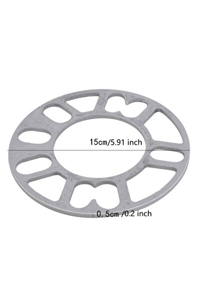 choice2 2pcs 5mm 2pcs Universal Car Wheel Tire Spacer Adaptor Shims Plate 3mm...