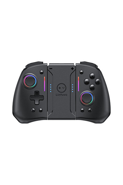 Choice black Wireless Gamepad for Switch Joycon Left And Right with Color Lig...