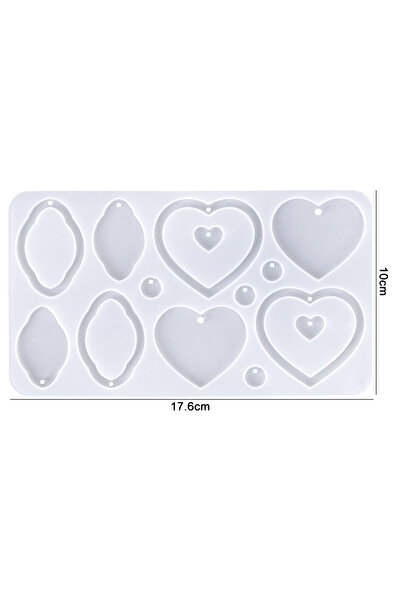 Choice21 17.6x10cm Silicone Earring Mold Earring Resin Mold Jewelry Making Ca...