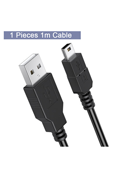 Choice1 كابل واحد بطول 1 متر، كابل شحن USB بطول 1.8 متر/1 متر لوحدة تحكم PS3/...