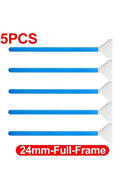 Choice4 مجموعة مسحات تنظيف مستشعر الكاميرا العالمية 24 مم - 5 قطع لمستشعر CCD...