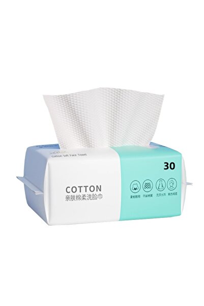 Choice1 حقيبة واحدة تحتوي على 30 منشفة وجه سميكة قابلة لإعادة الاستخدام، قطن ...