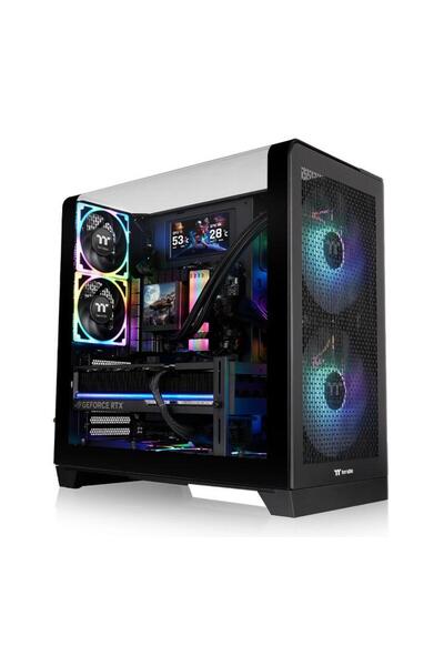 THERMALTAKE Carcasa View 390 Air, Middle Tower, Fara sursa (Negru)