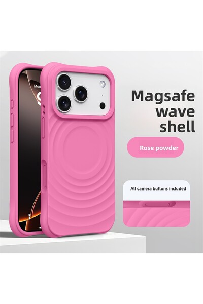 Choice غلاف هاتف رسمي وردي اللون لهاتف iPhone 15، متوافق مع iPhone Air 17 و16...