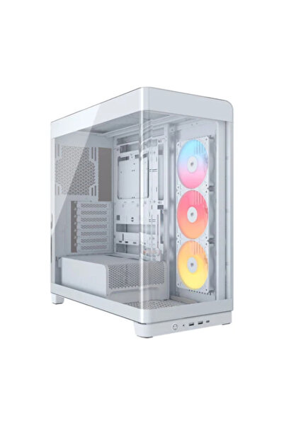 Corsair Carcasa FRAME 4500X RS-R ARGB Panoramic, Middle Tower, Tempered glass...