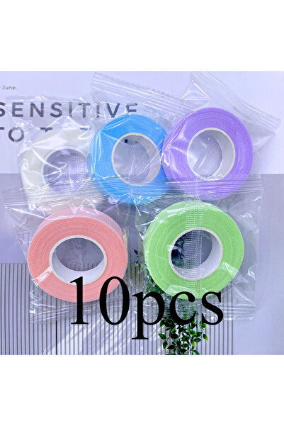 choice2 ١٠ قطع، ٥/١٠/٥٠ قطعة من شريط الرموش ذي المسام الدقيقة، لوازم تمديد ال...