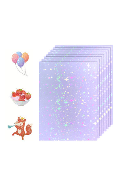 Choice3 ستار ٥٠ ورقة من فيلم التغليف البارد ثلاثي الأبعاد، مقاس ٤.١ × ٢.٩ بوص...