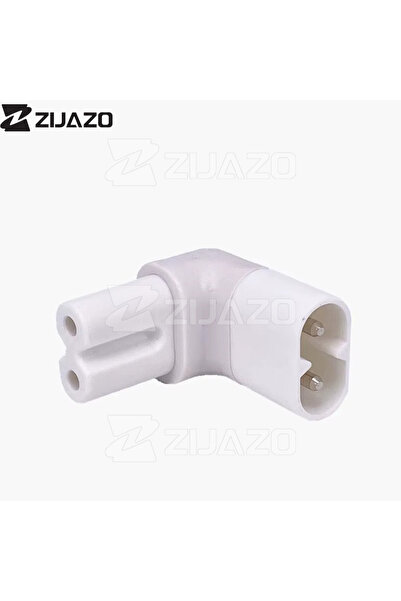 Choice1 محول طاقة تيار متردد بزاوية قائمة، أبيض اللون، من نوع ZIJAZO، قطعة وا...