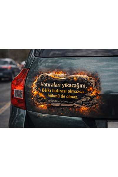 seymenbıçakçılık ملصق زجاج السيارة الأمامي بعبارة "كلمات هذا اليوم" - ملصق نص...