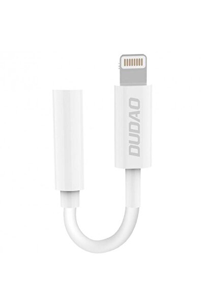 DUDAO Adaptor audio L16i, Lightning - 3.5mm (Alb)