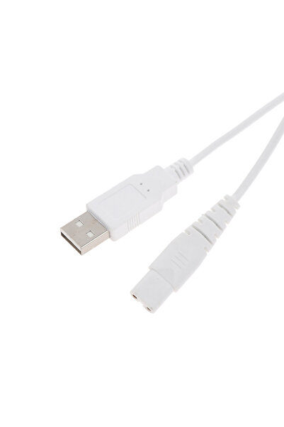 Choice كابل شحن USB جديد أبيض اللون من مادة PVC، مقاس واحد، قطعة واحدة، مناسب...