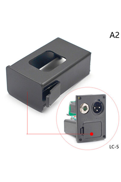 Choice1 علبة بطارية بديلة A2 6F22 9V لغيتار EQ-7545R/LC-5 الصوتي، قطع غيار بط...