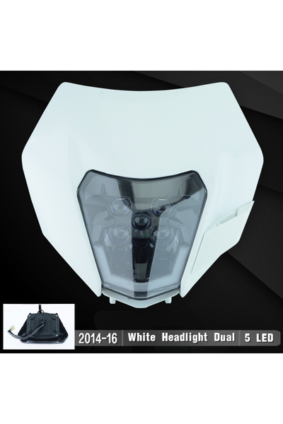 Choice5 لوحة مصابيح أمامية LED بيضاء للدراجات النارية من باورزون، متوافقة مع ...