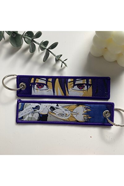 Choice23 Bandai KN-11 Anime Character Cool Key Tag Embroidery Key Fobs For Mo...