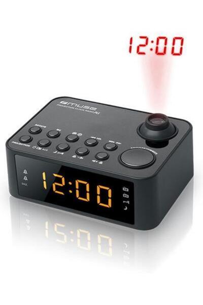 Muse Radio cu ceas M-178 P (Negru)