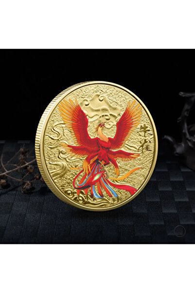 Choice1 Light Grey Chinese Mythical Beasts Coins Collectibles Dragon Coin Tig...