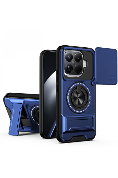 Choice4 غلاف هاتف شاومي 15T برو الأزرق المضاد للسقوط لعدسة الكاميرا القابلة ل...