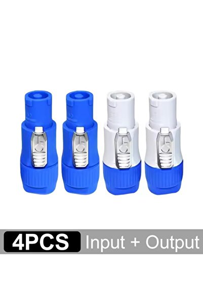 Choice6 4Pcs Mixed For NAC3FCA NAC3FCB NAC3MA 3Pin Powercon Connector 20A 250...