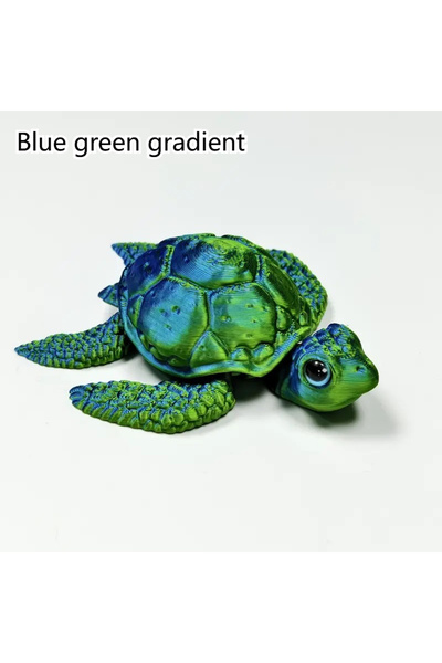 Choice1 8.5cm B 3D Printed Turtle Model With Movable s Creative Collection De...