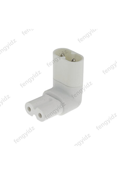 Choice3 UP White IEC 320 IEC320 iec C7 to C8 90 Degree Left & Right Angled AC...