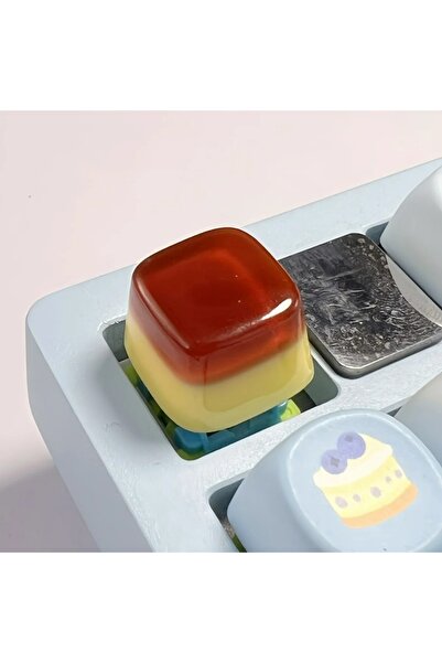 Choice أغطية مفاتيح من الراتنج البرونزي ثلاثي الأبعاد مع غراء جيلي دروب للوحا...