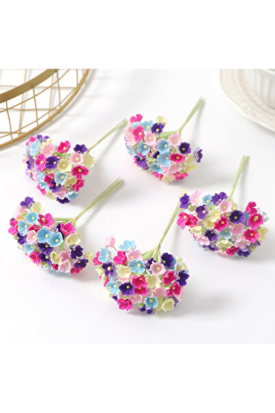 Choice13 قطعة واحدة ملونة، 1/3/5 قطع، زهور صناعية من الحرير بطول 11 سم، حرير ...