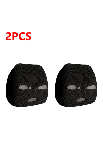 Choice Black 2PCS 1/2PCS Universal Car Seat Headrest Cover Balaclava 3 Hole F...