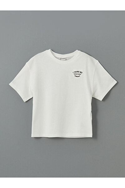 LC Waikiki Nova sezonska okrugla kragna majica za devojčice - S5MC61Z4