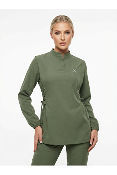 X Medical Wear Hijab Bird's Eye Serisi Takım Scrubs