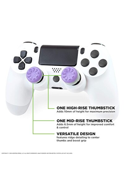 Choice4 عصا تحكم عالية الأداء باللون الأرجواني لأجهزة PS4 و PS5، متوافقة مع X...