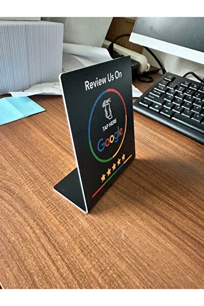 Choice3 Black-E 13.56Mhz programmable Google Review Card NFC station table Ac...