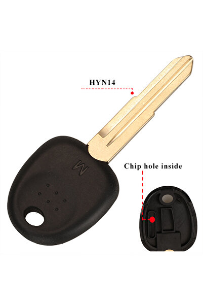 Choice5 A Type jingyuqin 10pcs Replacement Transponder Chip Key Shell For Hyu...