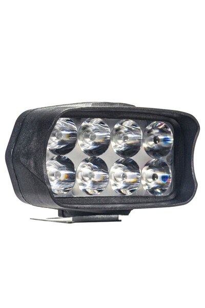 Choice 1pcs 8 LED Motorcycle Headlight 8/12/16 LED Driving Lights Waterproof ...