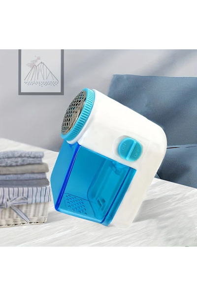 Choice مزيل الوبر الكهربائي الأزرق - أداة تشذيب كرات الشعر التي تعمل بالبطاري...